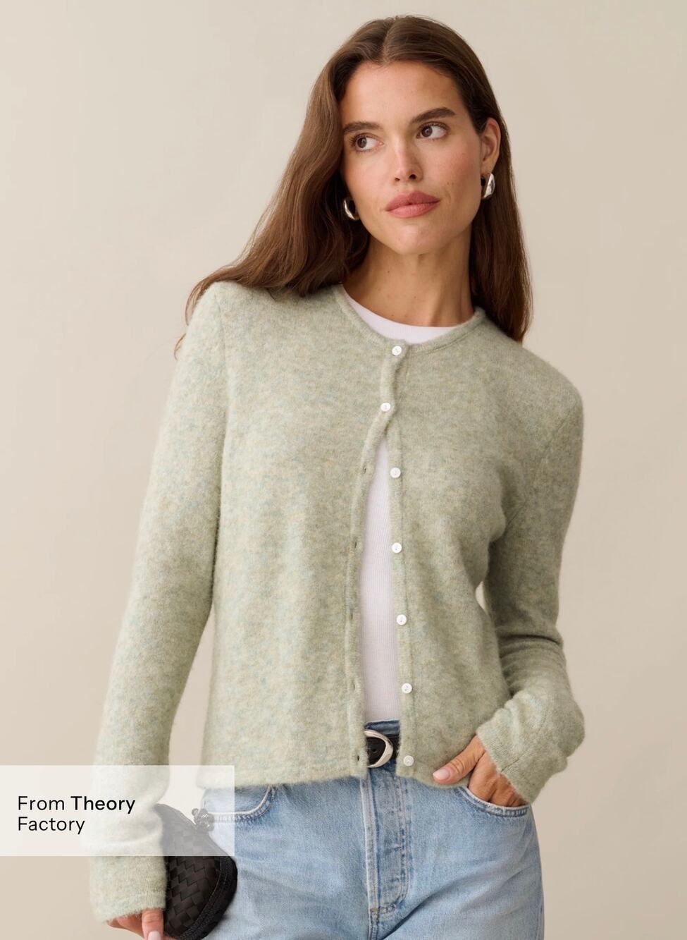 New NWT CAARA Marielle wool Cardigan $172 Sz S